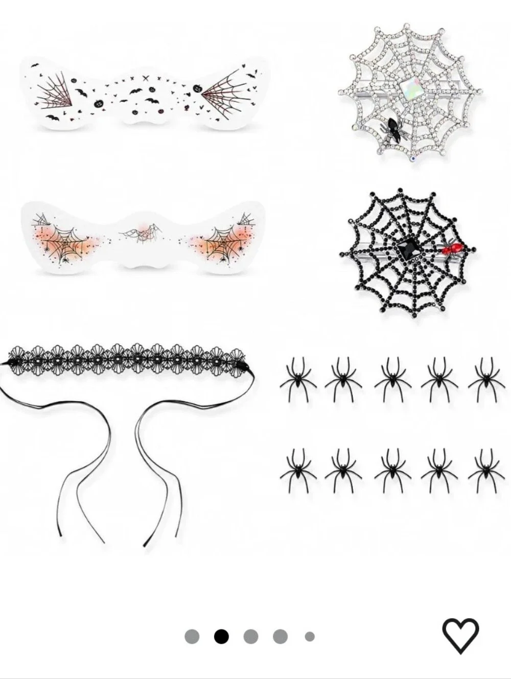Spider Queen Halloween Costume Accessory Set